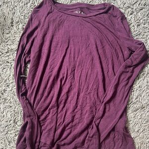 Maroon Long Sleeve Tee
